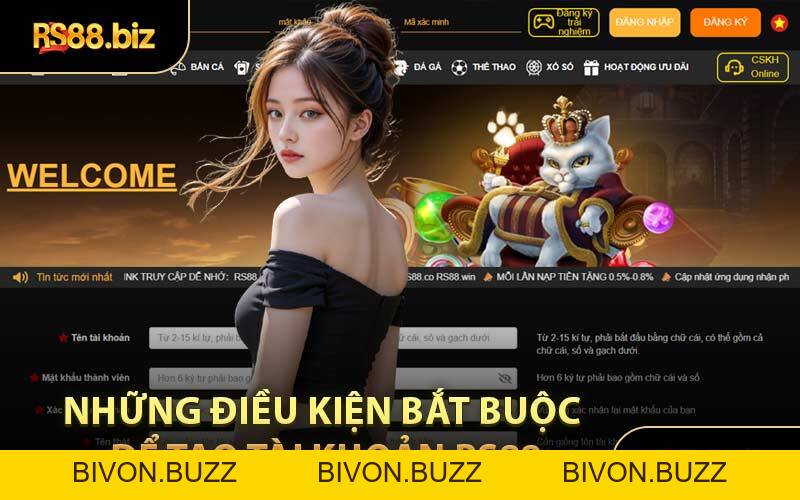 Đăng Ký RS88 - Tham Gia Hệ Thống Game Cược Mới 2026 - Bivon